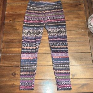 LA HEARTS Multicolored Leggings size Small - Warm and Stretch